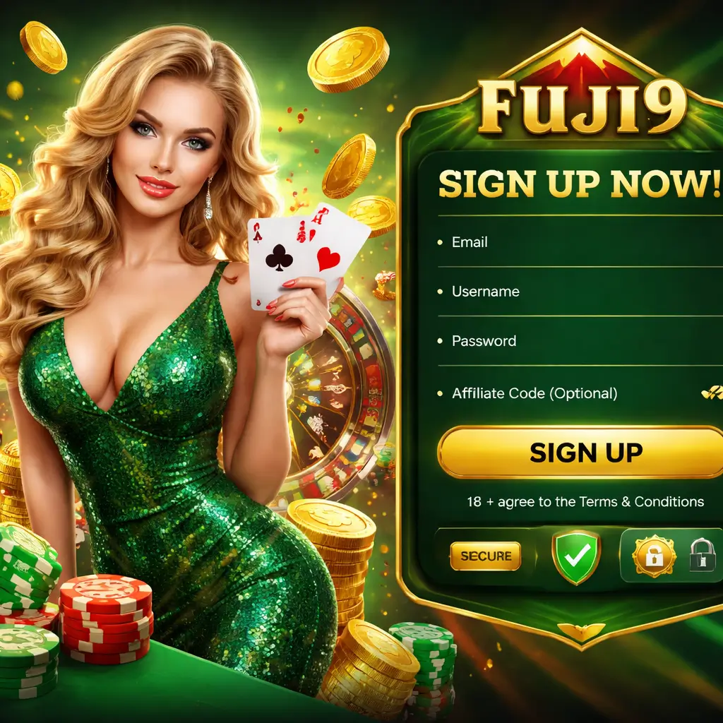 FUJI9 mobile login access to personal casino profile